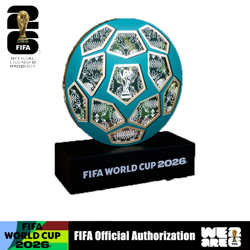Home Decor Event - Mexiko Heimland WM-Thema Runde 3D-Nachtlampe USB-betrieben