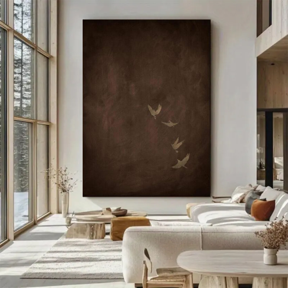 Home Decor Free Images - 100 % handgemaltes abstraktes Ölgemälde auf