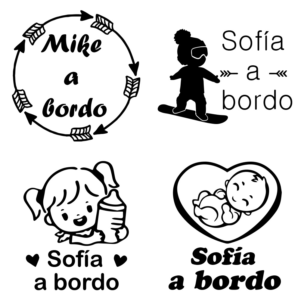 Home Decor Wall Stickers - 1pc Vinyl baby ein burgund bunte