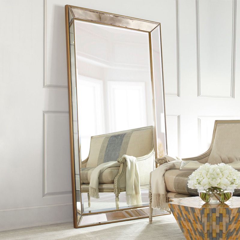 Home Decor Minimalist Style - In voller Länge Französisch Stil Spiegel