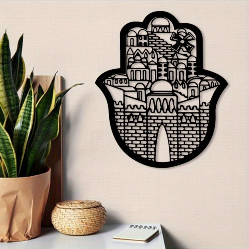 Home Decor Rustic - CIFBUY Eisen-Wandkunst Islamische Architektur Jerusalem Heilige