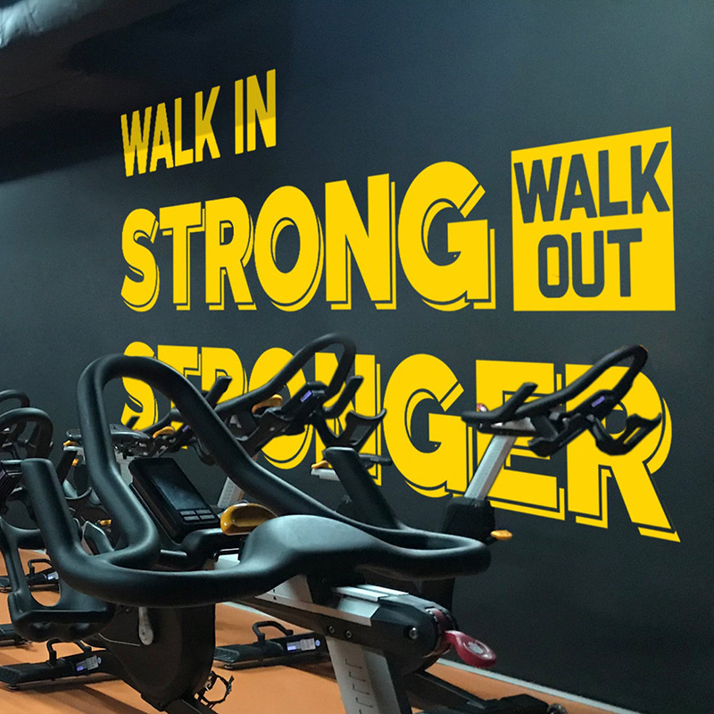 Home Decor Quotes Ideas - Dekorideen im Fitnessstudio, Heim-Fitnessstudio, sei stärker
