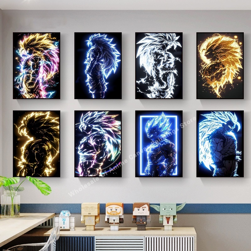 Home Decor Free Images - Anime Dragon Ball Wukong Neon Lichteffekt