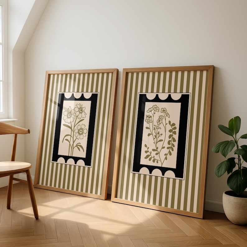 Home Decor Minimalist Style - 2 teile/satz Böhmischen Stil Pflanze Kunst