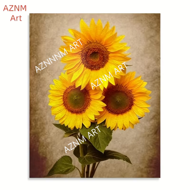 1/3PCS Deko-Sonnenblumen-Leinw – Home Decor Minimalist Style Bewertung und Preis