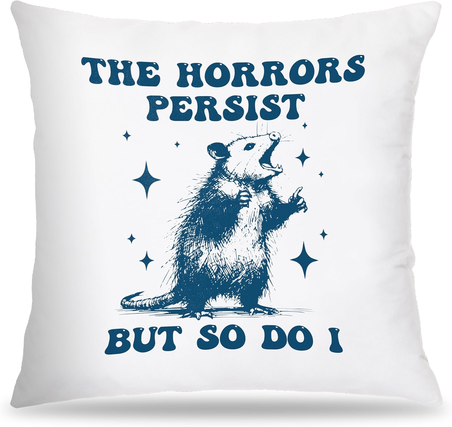 Opossum-Kissenbezug, „The Horr – Home Decor Quotes Ideas Bewertung und Preis
