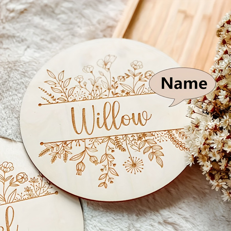 Personalisierte Blumen-Gravur  – Home Decor Rustic Bewertung und Preis