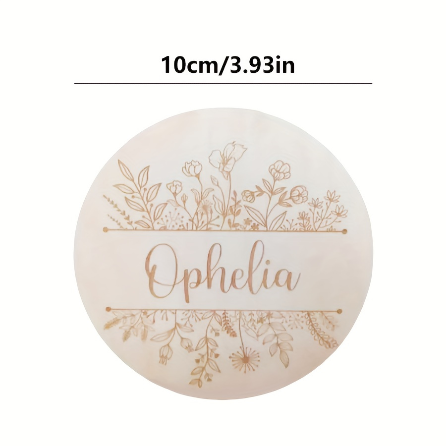 Personalisierte Blumen-Gravur  – Home Decor Rustic Bewertung und Preis