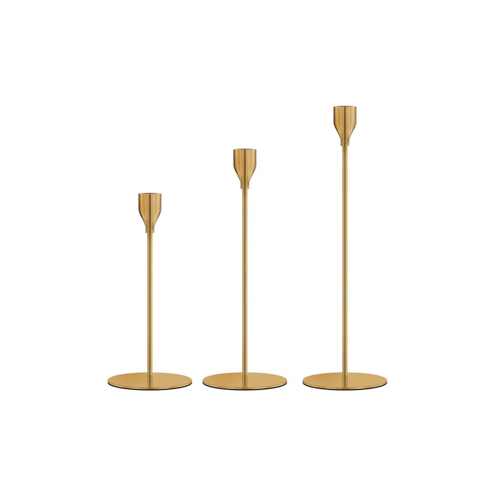 Set aus 3 Kupfer-Kerzenhaltern – Home Decor Luxury Bewertung und Preis