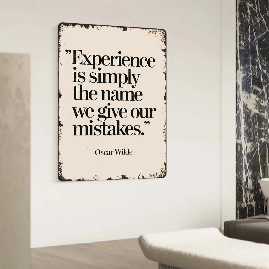 Oscar Wilde Zitat Experience M – Home Decor Quotes Ideas Bewertung und Preis