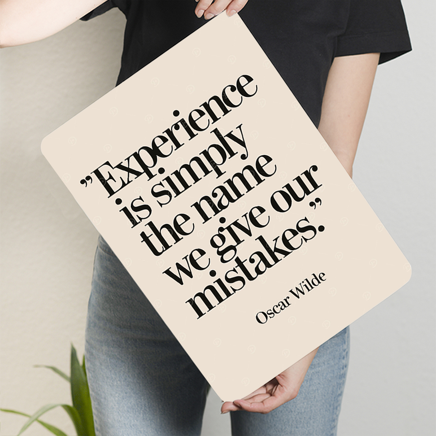 Oscar Wilde Zitat Experience M – Home Decor Quotes Ideas Bewertung und Preis