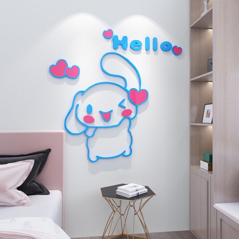 Sanrio Cinnamoroll 3D Acryl Ki – Home Decor Wall Stickers Bewertung und Preis
