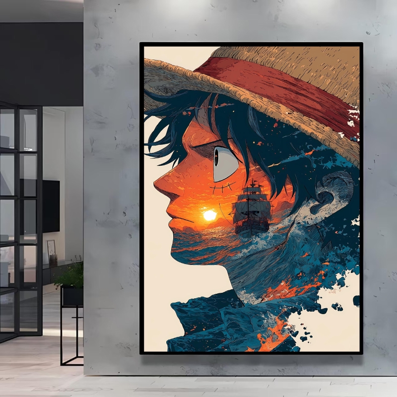 Leinwanddruck One Piece Luffy  – Home Decor Free Images Bewertung und Preis