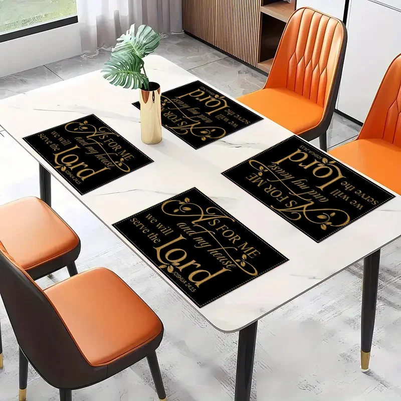 4 Stück inspirierende Tischset – Home Decor Quotes Ideas Bewertung und Preis