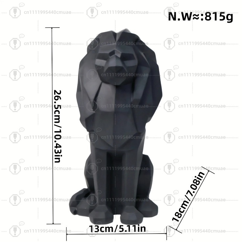 Nordisches geometrisches Löwen – Home Decor Handicraft Bewertung und Preis