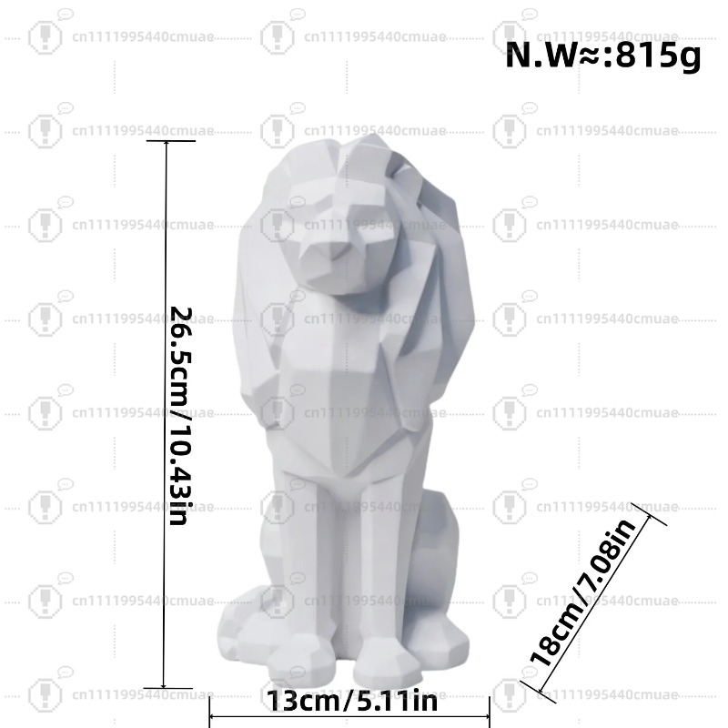 Nordisches geometrisches Löwen – Home Decor Handicraft Bewertung und Preis