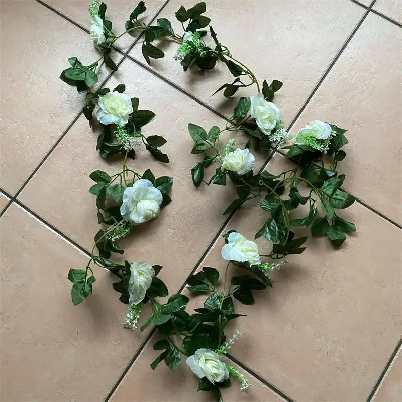 1 Stücke 2,2 M Künstliche Weiß – Home Decor Handicraft Bewertung und Preis
