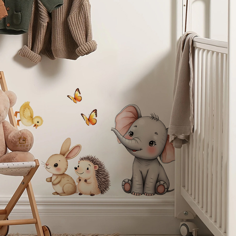 Cartoon-Tier-Wandaufkleber – E – Flooring Home Decor Bewertung und Preis