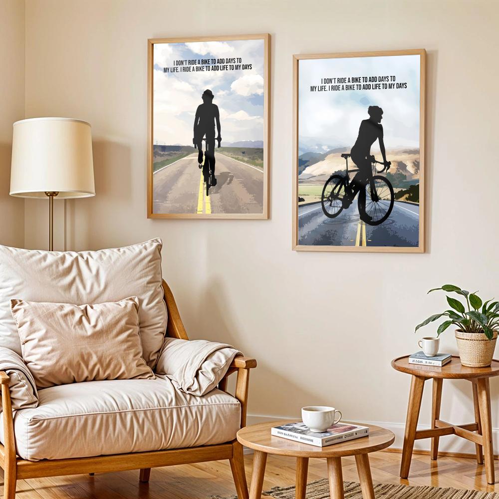 Radfahrer-Motivationszitat Kun – Home Decor Quotes Ideas Bewertung und Preis
