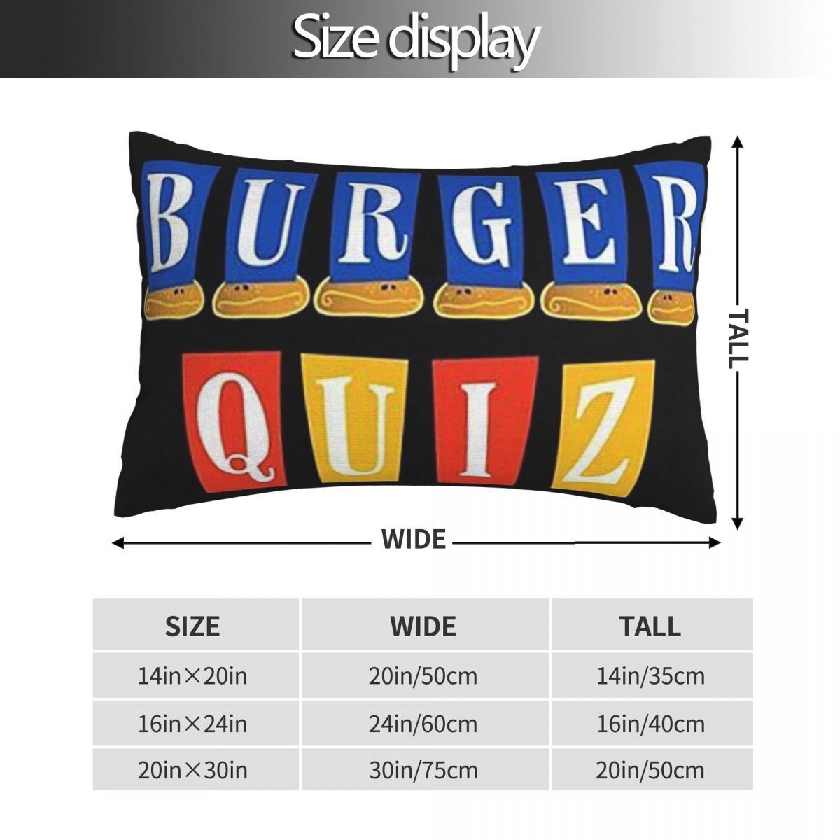 Burger Quiz Neues Logo Rechtec – Home Decor Quiz Bewertung und Preis