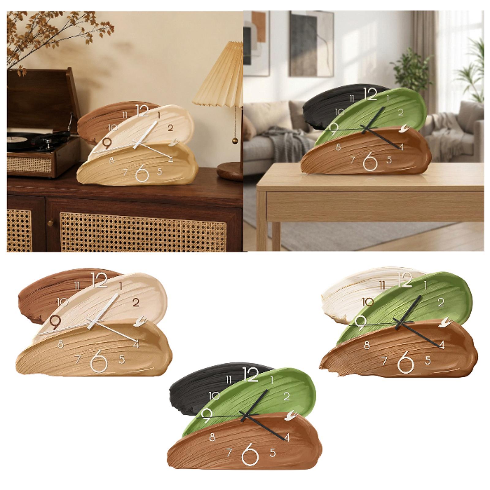 Vintage Tischuhr aus MDF-Holz, – Home Decor Minimalist Style Bewertung und Preis
