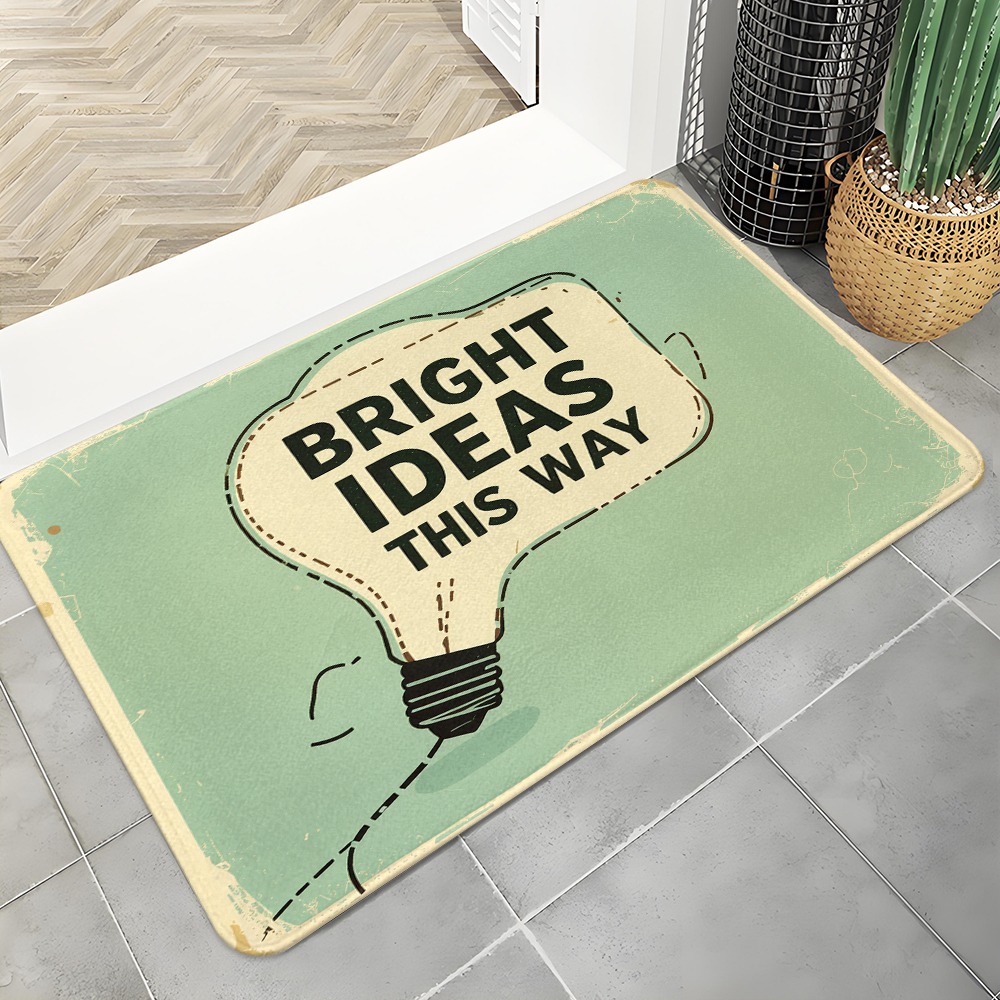 Bright Ideas Light Bulb Fußmat – Home Decor Quotes Ideas Bewertung und Preis