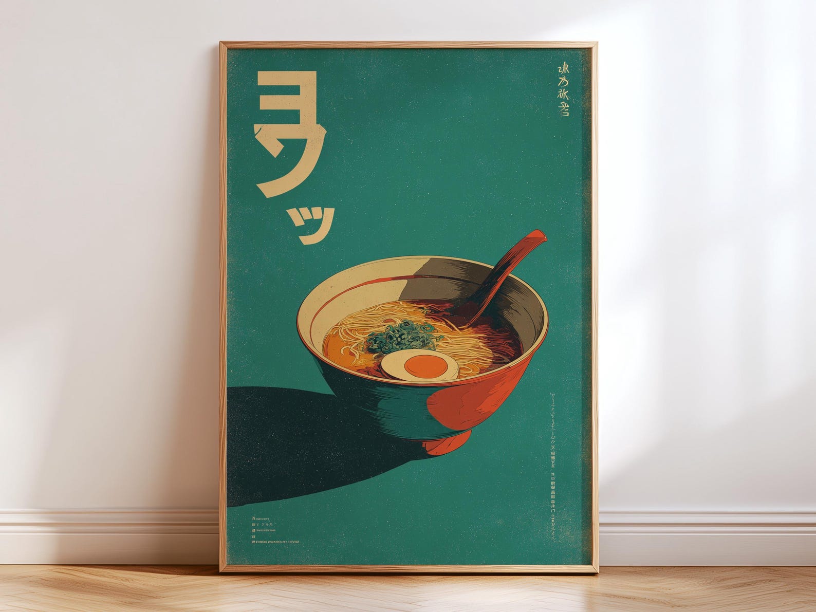 Retro Japanischer Ramen Leinwa – Home Decor Minimalist Style Bewertung und Preis