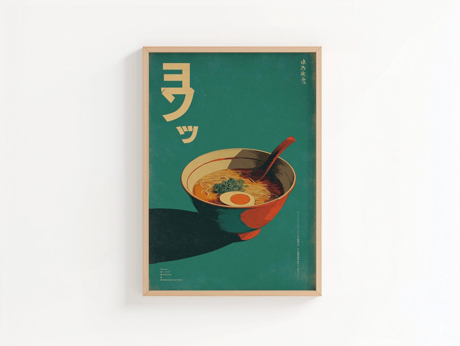 Retro Japanischer Ramen Leinwa – Home Decor Minimalist Style Bewertung und Preis
