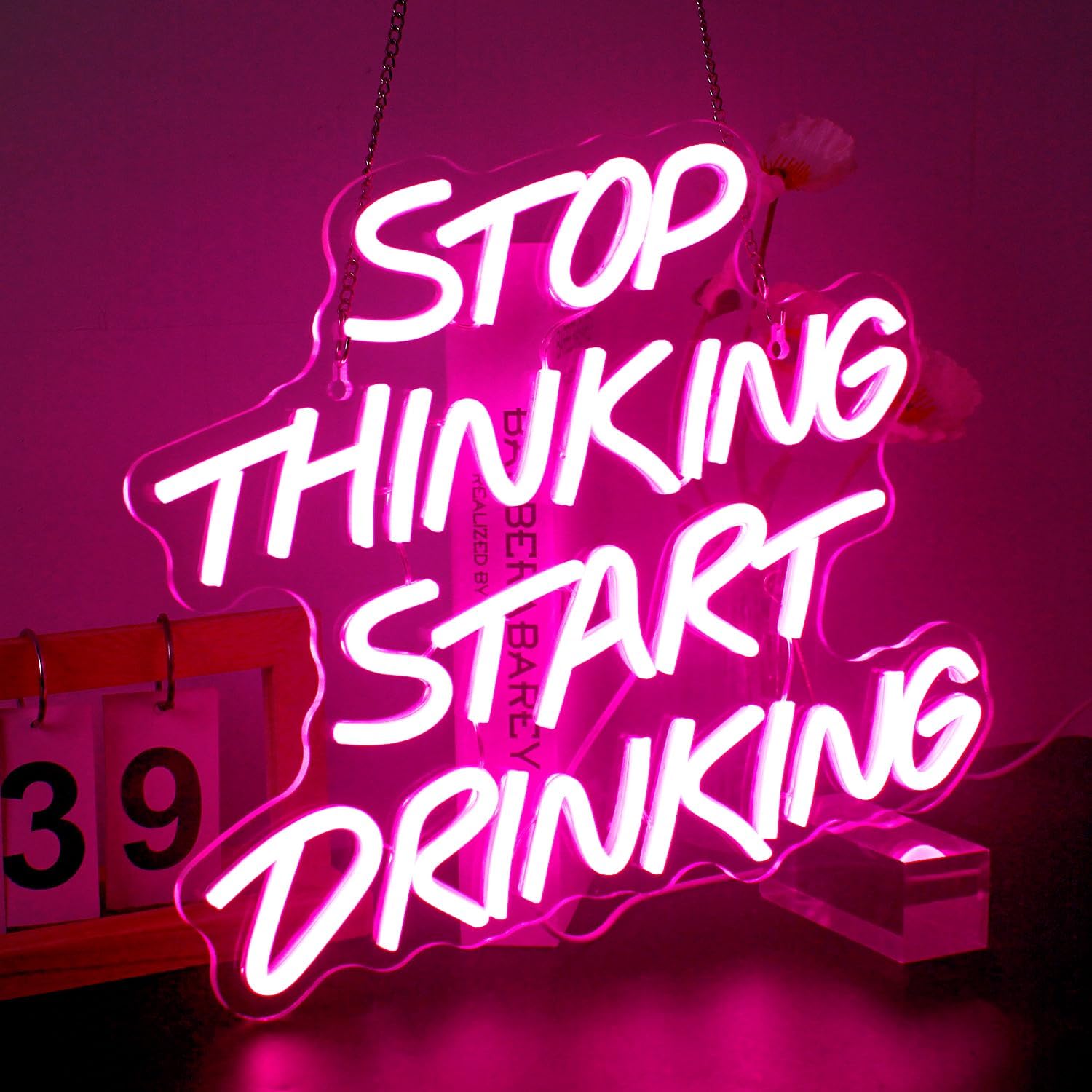 Stoppen Sie das Denken, beginn – Home Decor Quotes Ideas Bewertung und Preis