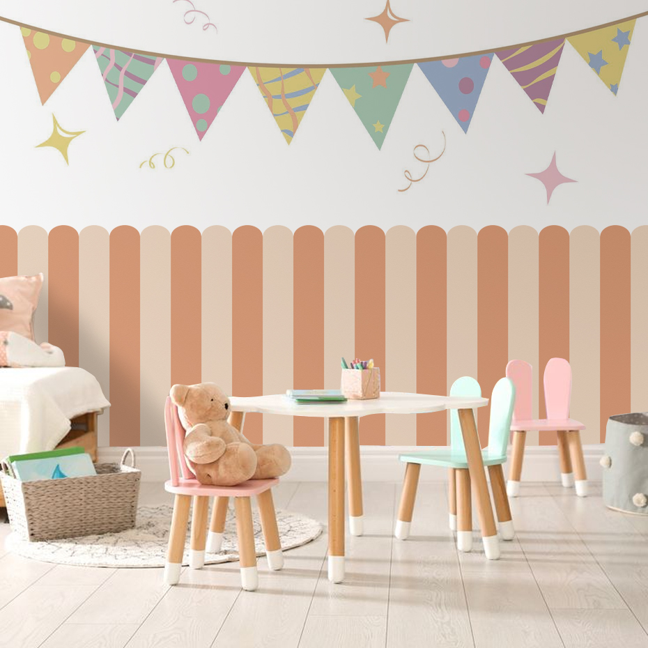 Mehrfarbige vertikal gestreift – Flooring Home Decor Bewertung und Preis